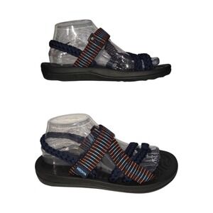Megnya Navy Blue Braided Walking/Hiking Sandals Womens 9